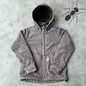 Y2K gray WOMENS Carhartt work wear jacket